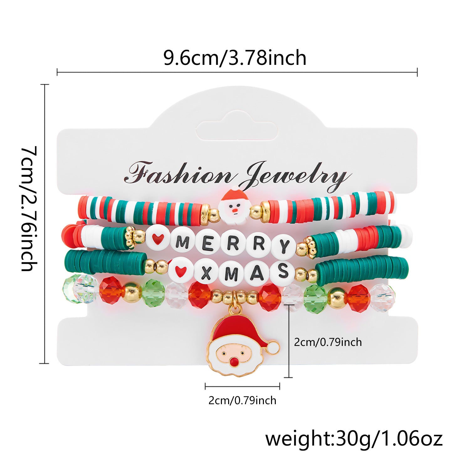Wholesale Christmas  combination bracelet   soft clay bracelet suit